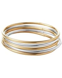 Jenny Bird - Dane 14K-Plated Steel Bangle Set - Lyst