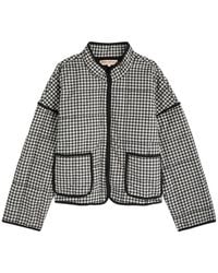 Free People - Chloe Gingham Cotton Jacket - Lyst