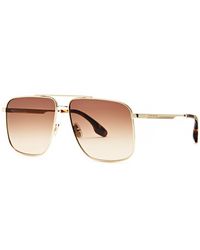 Victoria Beckham - Navigator Square-frame Aviator-style Sunglasses - Lyst