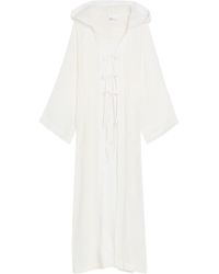 Lisa Marie Fernandez - Hooded Linen-Blend Beach Cover-Up - Lyst