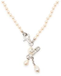Vivienne Westwood - Claude Small Faux Pearl Necklace - Lyst