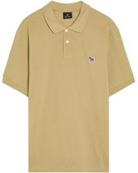 Paul Smith - Appliquéd Piqué Cotton Polo Shirt - Lyst