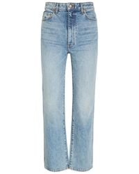 KHAITE - Abigail Straight-Leg Jeans - Lyst