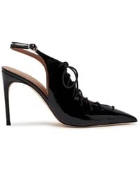 Malone Souliers - Alia 90 Patent Leather Slingback Pumps - Lyst