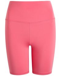 Varley - Freesoft High Rise 7 Stretch-Jersey Shorts - Lyst