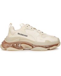 Amazing Deal on Balenciaga white pink and yellow triple s