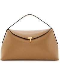 TOTEME - T-Lock Leather Top Handle Bag - Lyst
