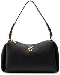 DKNY - Remy Grained Leather Shoulder Bag - Lyst