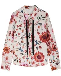 Dorothee Schumacher - Floral Ease Printed Linen Shirt - Lyst
