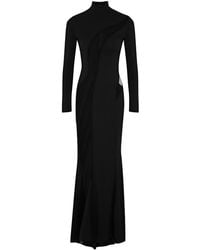 Mugler - Tulle-panelled Gown - Lyst
