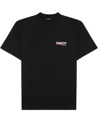 Balenciaga - Political Logo Cotton T-shirt - Lyst