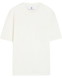 Brunello Cucinelli - Linen And Cotton-Blend T-Shirt - Lyst