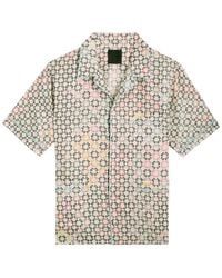 Givenchy - Logo-Intarsia Silk Pyjama Shirt - Lyst