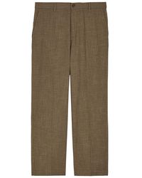 Les Deux - Randall Straight-Leg Woven Trousers - Lyst