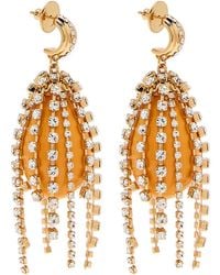 Chloé - The Chloé Glow Embellished Drop Earrings - Lyst