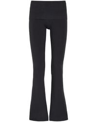 Skims - Foldover Stretch-Cotton Pants - Lyst