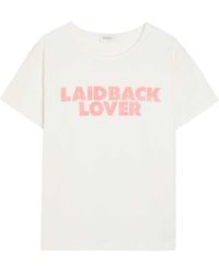 Second Layer - Laidback Lover Printed Cotton T-Shirt - Lyst