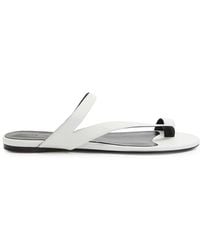 KHAITE - Aimee Leather Sandals - Lyst