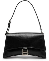 Balenciaga - Crush Sling Small Leather Shoulder Bag - Lyst