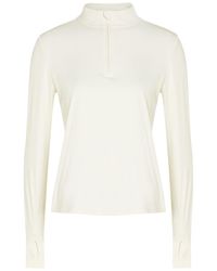Tala - Ultralite Half-Zip Stretch-Jersey Gym Top - Lyst
