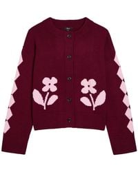 Rails - Mavie Embroidered Knit Cardigan - Lyst