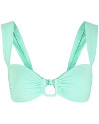 Away That Day - Cannes Gathered Bikini Top - Lyst