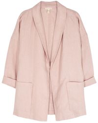 Eileen Fisher Light Pink Linen Blazer