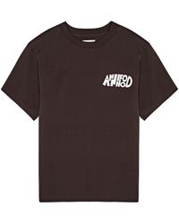 Annie Hood - Jumble Logo-Print Cotton T-Shirt - Lyst