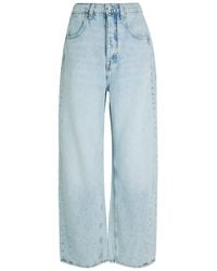 Free People - Truro Wide-Leg Jeans - Lyst