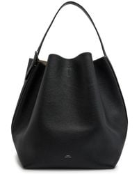 TOTEME - Belted Grained Leather Tote - Lyst