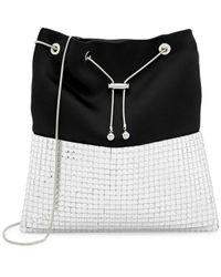 Rosantica - Zilli Vetro Crystal-embellished Satin Pouch - Lyst