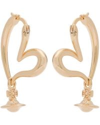 Vivienne Westwood - Emily Heart Orb-Pendant Earrings - Lyst