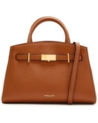 DeMellier - The Small Hudson Grained Leather Top Handle Bag - Lyst