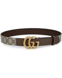 Gucci - gg Supreme Monogrammed Belt - Lyst