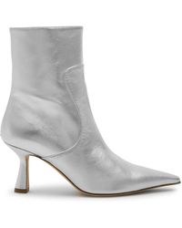Aeyde - Zuri 75 Leather Ankle Boots - Lyst
