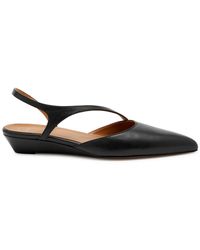 Atp Atelier - Pantanelli 25 Leather Wedge Pumps - Lyst