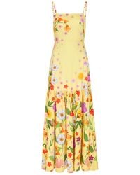 Borgo De Nor - Cordiela Floral-Print Cotton Maxi Dress - Lyst