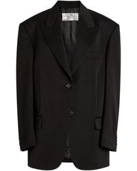 Acne Studios - Wool Gabardine Blazer - Lyst