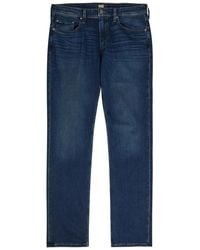 PAIGE - Normandie Straight-Leg Jeans - Lyst