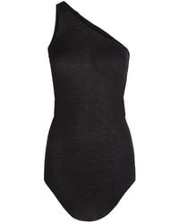 Rick Owens - One-Shoulder Fine-Knit Tank - Lyst