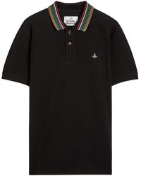 Vivienne Westwood - Classic Logo Piqué Cotton Polo Shirt - Lyst