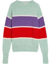 JW Anderson - Striped Crew-Neck Wool Jumper - Lyst