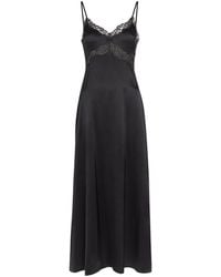 Reformation - Ericka Lace-Trim Silk Midi Slip Dress - Lyst
