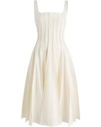 16Arlington - Amalia Stretch-Cotton Midi Dress - Lyst