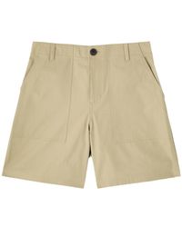 FRAME - Patch Traveler Cotton Shorts - Lyst