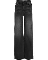 Mother - The Hustler Roller Sneak Wide-Leg Jeans - Lyst