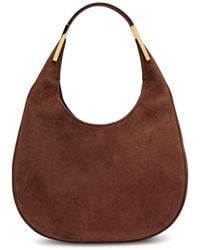 SAVETTE - Florence Small Suede Hobo Bag - Lyst