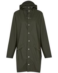 Rains - Hooded Rubberised Jacket - Lyst
