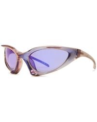 Balenciaga - Mask Wrap-Around Sunglasses - Lyst