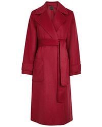 JOSEPH - Arline Wool And Cashmere-Blend Trench Coat - Lyst